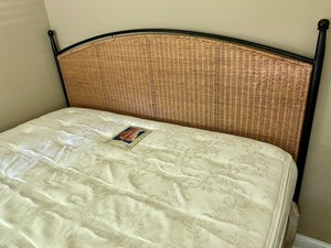 lot 206 image: Wonderful Queen Headboard