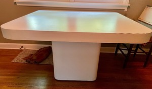 lot 205 image: Wonderful White Contemporary Style Table