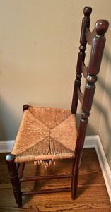 lot 210 image: Wooden Ladder Back Chair