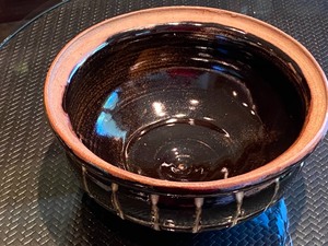 lot 240 image: M. Lasoff Pottery Bowl w Lid