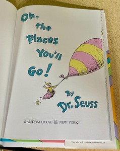 lot 291 image: Oh, The Places Youll Go by Dr. Suess