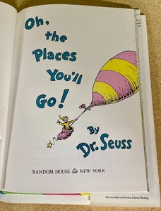 lot 299 image: Oh, The Places Youll Go by Dr. Suess