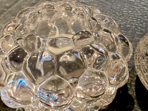lot 327 image: Two Orrefors Candle Holders