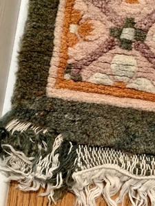 lot 365 image: Small Area Rug with Dragon Motif