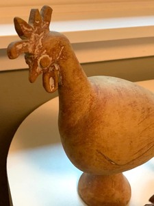 lot 353 image: Rooster and Bird Figurines