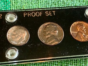 lot 348 image: 1962 Five Piece Coin Proof Set