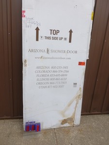 Airizona shower door. Appears new. As shown.