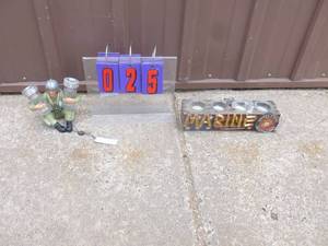 Qty of 2 military plaques. As shown.