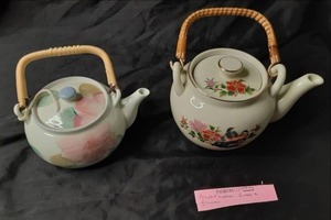 (2) Vintage Oriental Teapots See P...