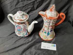 (2) Vintage Oriental Teapots See P...
