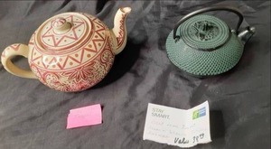 (2) Vintage Oriental Teapots See P...