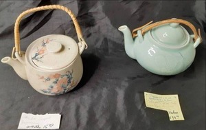 (2) Vintage Oriental Teapots See P...