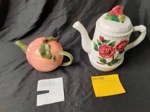 (2) Vintage Teapots See Photos...