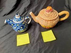(2) Vintage Teapots See Photos...