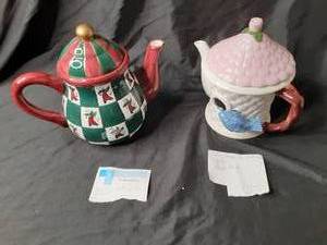 (2) Vintage Teapots See Photos...