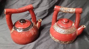 (2) Pier 1 Oriental Teapots See P...