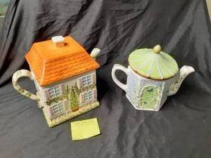 (2) Vintage Teapots, One is Made in...