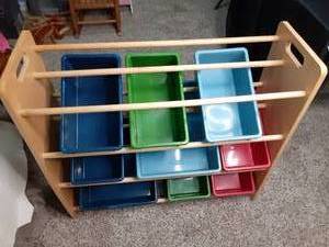 34 X 12 X 31 Wood Storage Shelf ...