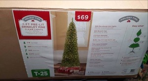 7 Pre-Lit Brinkley Artificial Tree...