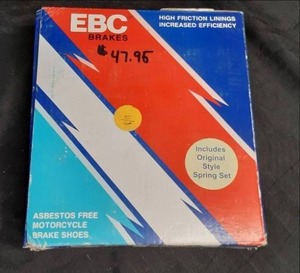 EBC Motorcycle Brake Shoes in Packa...