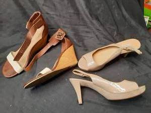 (2) Ladies Shoes Nine West & Reacti...