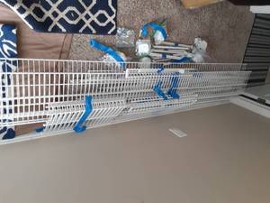 Large Lot of Wire Shelving Sections...