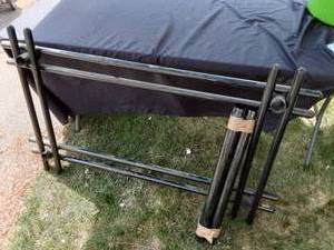 Black Metal Table Frame Without Top...