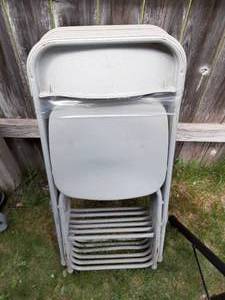 Set of (6) Samsonite Plastic Chairs...