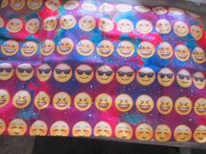 lot 16 image: 4 Emoji Pillow Covers...
