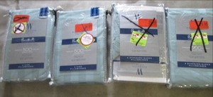 lot 30 image: 2 Sets of 2 King Pillow Cases, 2 Se...