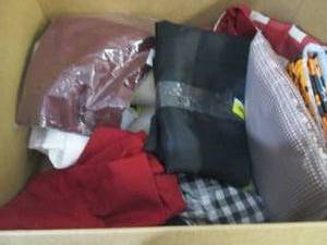 lot 33 image: Box of Assorted Pillow Covers & Sha...