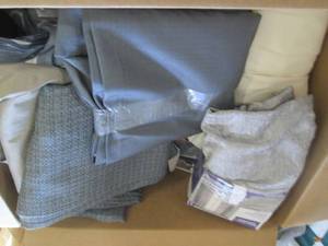 lot 70 image: Box of Assorted Curtains...