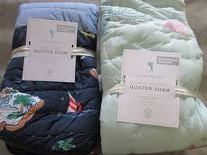 lot 86 image: 2 Pottery Barn Kids Quilted Pillow ...