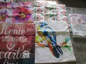 lot 88 image: 2 Sets of 4 Pillow Covers...