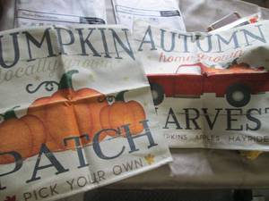 lot 97 image: 4 Autumn Pillow Covers...
