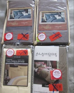 lot 104 image: 4 Tailored Shams...