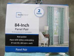 lot 106 image: 84 Inch Panel Pair...