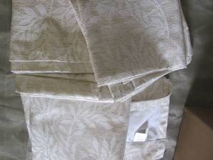 lot 112 image: 2 Pair 37x84 inch Black Out Curtain...