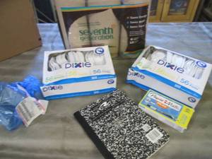 lot 151 image: 6 Paper Towel Rolls,, PaperMate Bla...