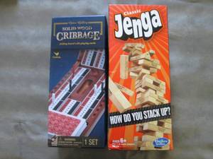 lot 178 image: Cribbage, Jenga...
