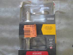 lot 189 image: Tustin Satin Nickel Entry Door Leve...