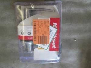 lot 239 image: Delta Satin Chrome Entry Door Lever...
