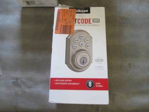 lot 228 image: SmartCode 909 Satin Nickel Single C...