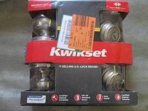 lot 232 image: Juno Satin Nickel Exterior Entry Do...