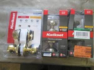 lot 241 image: 3 Kwikset Entry Products...