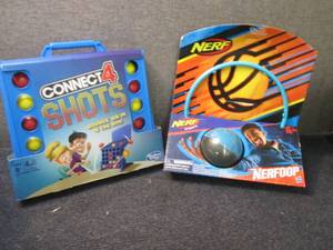 lot 280 image: Nerfhoops, Connect4 Shots...