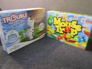 lot 303 image: Frozen Trouble Game, Mouse Trap...
