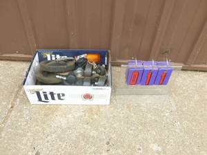 Box of assorted casters. As shown.