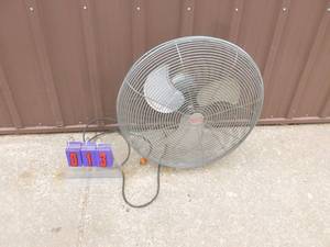 Harris machinery 110 volt fan. Dayton motor. No bracket. Tested & works. As shown.