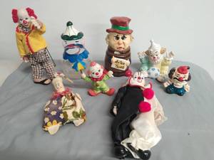 Collection Of 8 Clown Items